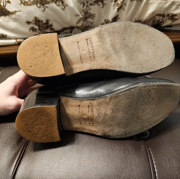 Christy Dawn Dawn Boots Size 8 Noir Black Lace Up Victorian Style - Picture 8 of 8